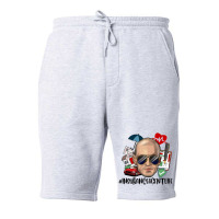 Bald Man Insurance Agent Life Fleece Short | Artistshot