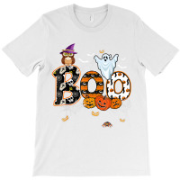 Boo Creepy Owl Pumpkin Ghost Funny Halloween Costu T-shirt | Artistshot