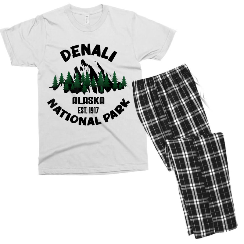 Alaska National Park Tshirt Denali National Park D Men's T-shirt Pajama Set by krumsiek | Artistshot