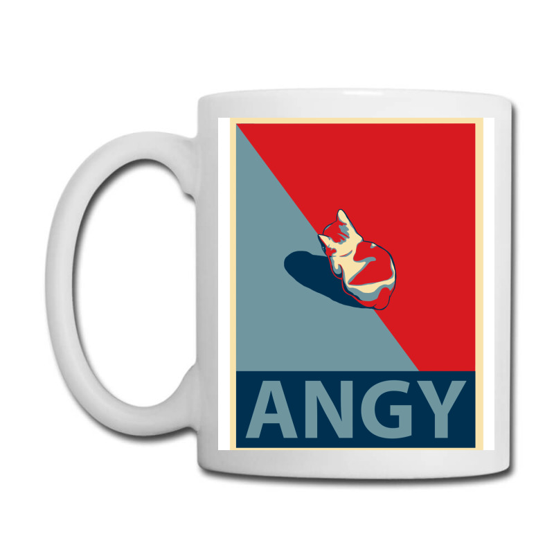 No Talk Me Im Angy Meme Shepard Fairey Style Illus Coffee Mug | Artistshot