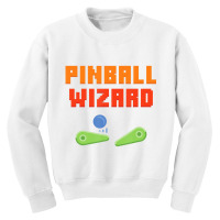 Pinball Wizard Retro Vintage Arcade Game Machine L Youth Sweatshirt | Artistshot