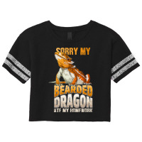 Sorry My Bearded Dragon Ate My Homework Funny Liza Scorecard Crop Tee | Artistshot