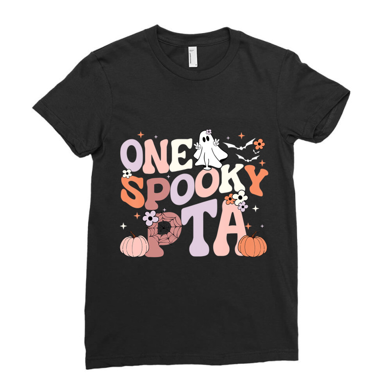 Cute One Spooky Pta Physical Therapy Assistant Hal Ladies Fitted T-Shirt by ravand | Artistshot