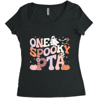 Cute One Spooky Pta Physical Therapy Assistant Hal Women's Triblend Scoop T-shirt | Artistshot