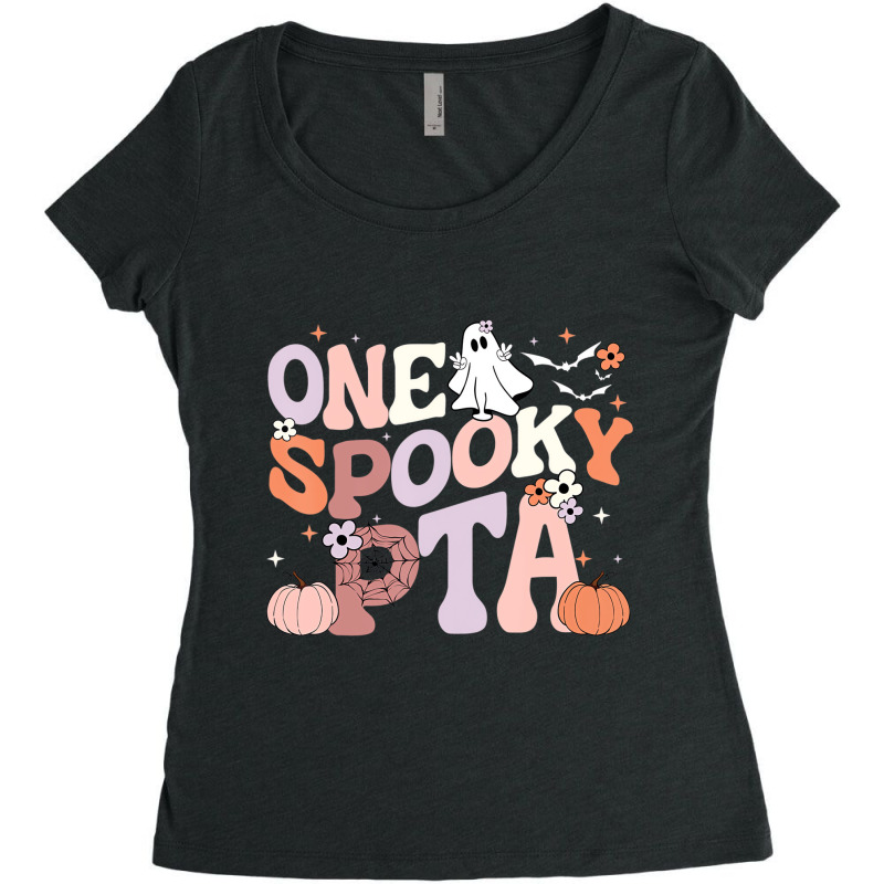 Cute One Spooky Pta Physical Therapy Assistant Hal Women's Triblend Scoop T-shirt by ravand | Artistshot