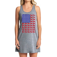 Jack Russell Terrier American Flag Tank Dress | Artistshot