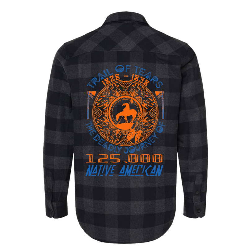 Native American Trail Of Tears Native American 333 Flannel Shirt by spreesgomez | Artistshot