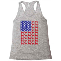 Jack Russell Terrier American Flag Racerback Tank | Artistshot