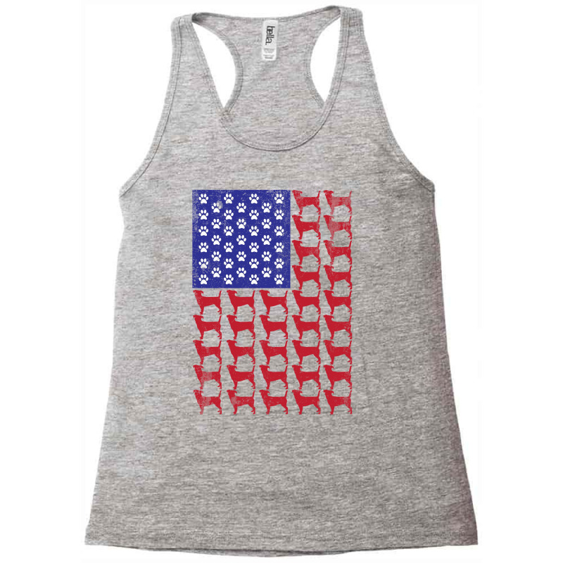 Jack Russell Terrier American Flag Racerback Tank by hoainv | Artistshot