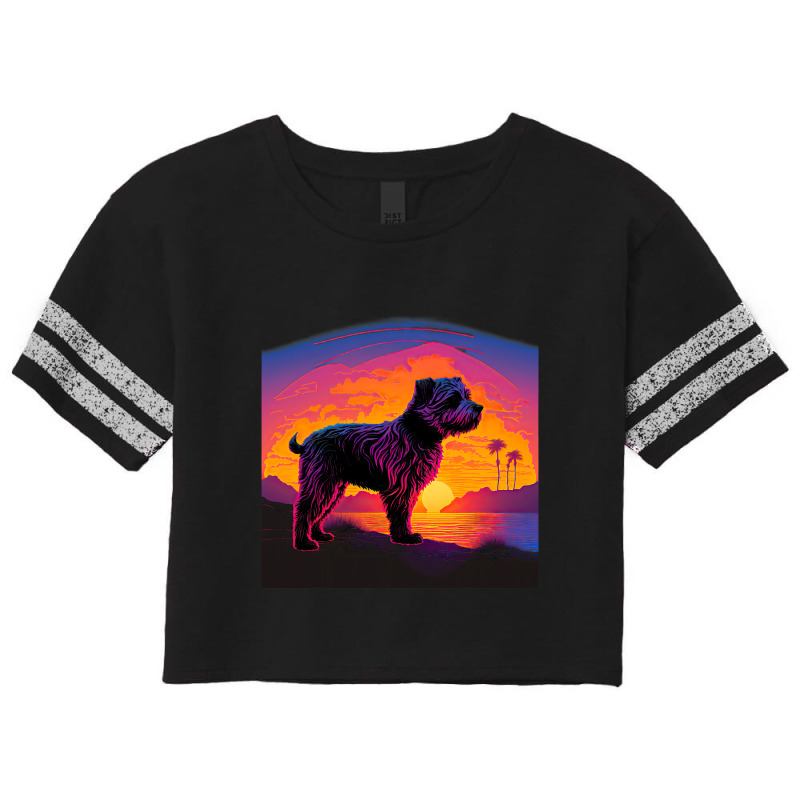 Retro Aesthetic Glen Of Imaal Terrier Dog 72 Scorecard Crop Tee by kerrmanthez | Artistshot