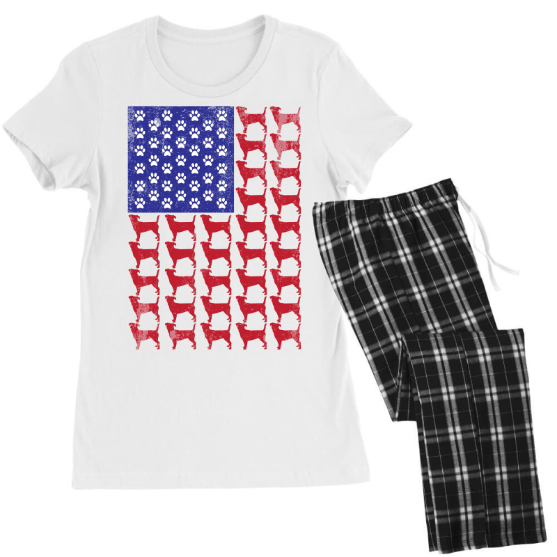 Jack Russell Terrier American Flag Women's Pajamas Set by hoainv | Artistshot