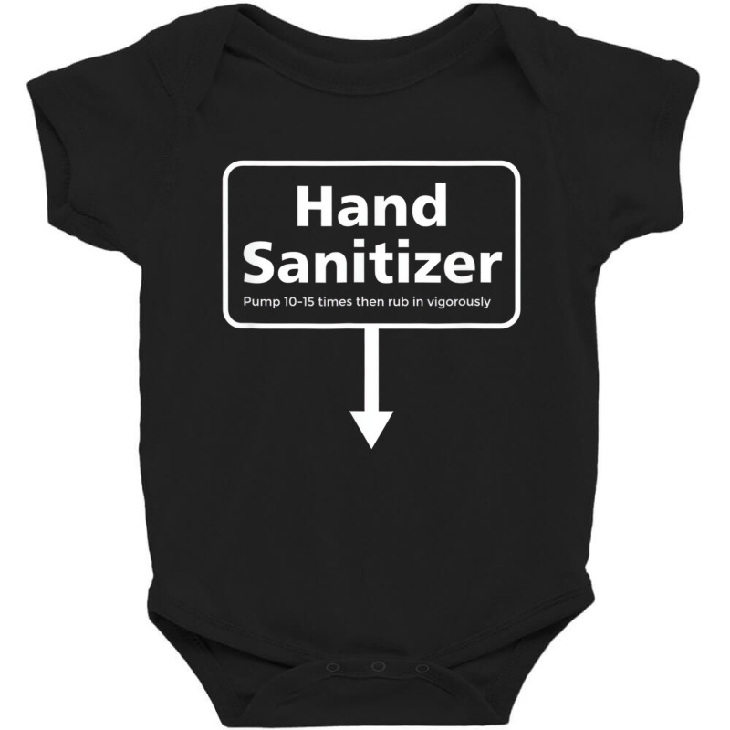 Hand Sanitizer Funny Adult Humour Christmas Gag T Baby Bodysuit by calguaa | Artistshot