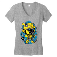 Bumble Bee Cute Character Designs For All Ages Women's V-neck T-shirt | Artistshot