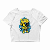 Bumble Bee Cute Character Designs For All Ages Crop Top | Artistshot