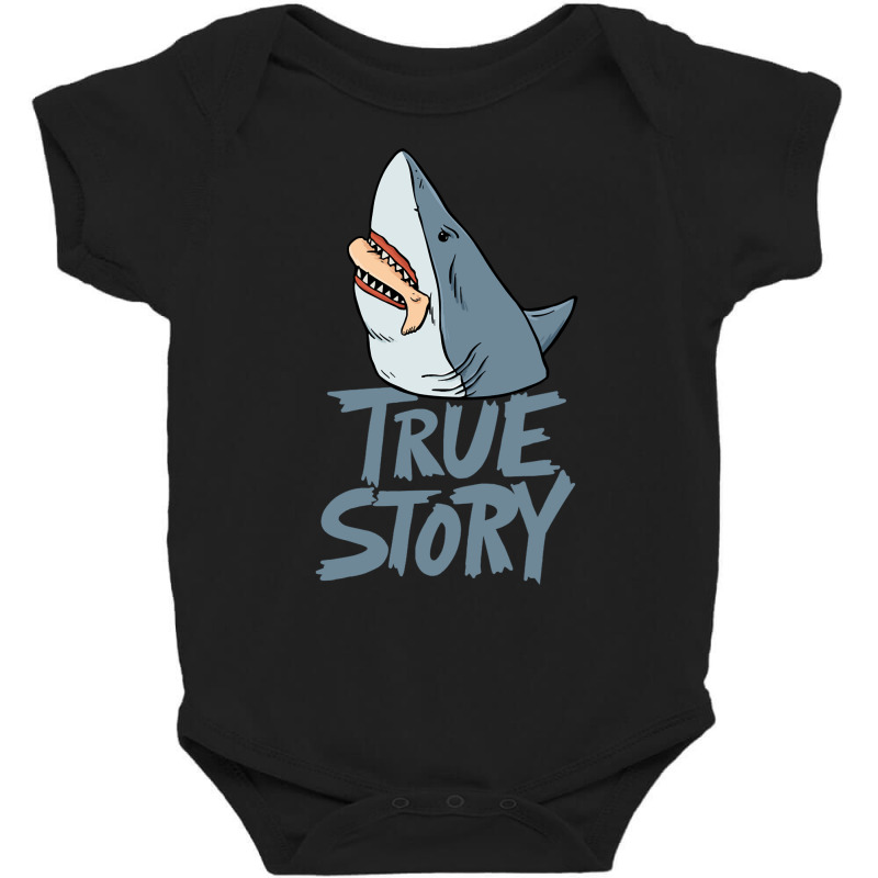 Shark Amputee Joke Leg Prosthetic Design For A Leg Baby Bodysuit by abele | Artistshot