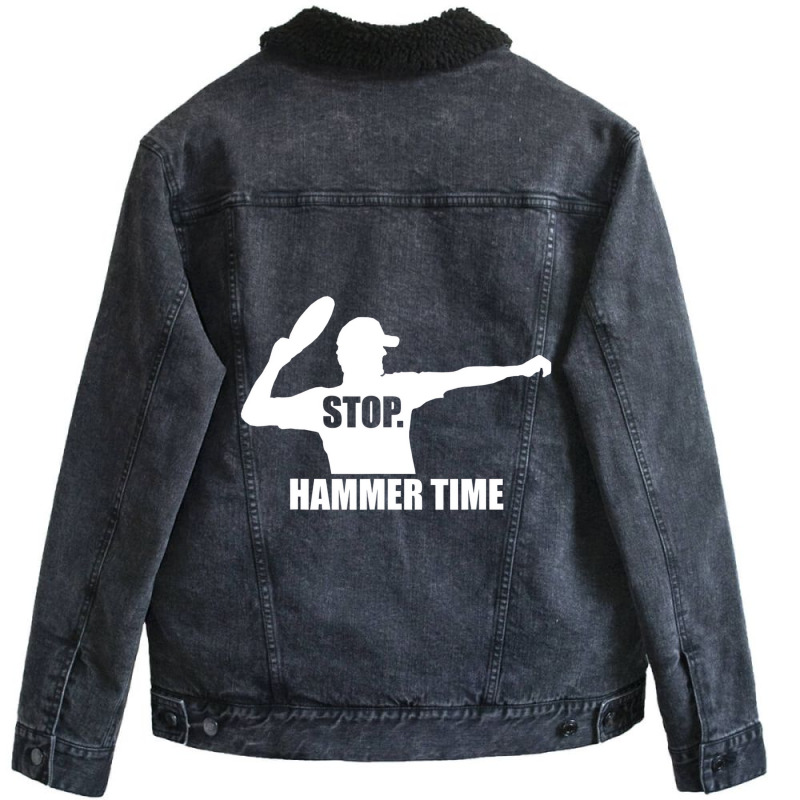 Stop. Hammer Time   Ultimate Frisbee T Shirt   Tee Unisex Sherpa-lined Denim Jacket | Artistshot