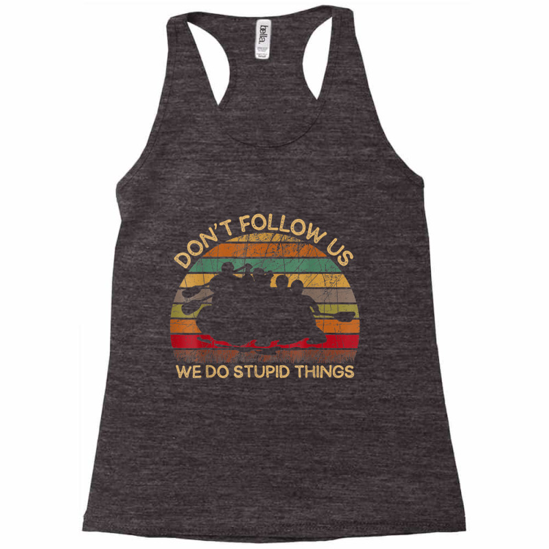 Retro Vintage Kayaking Canoe River Rafting Funny G Racerback Tank by ervanm | Artistshot