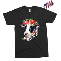 Funny Vegan Flower Cow Vegetarian Lovers Animals C Exclusive T-shirt | Artistshot