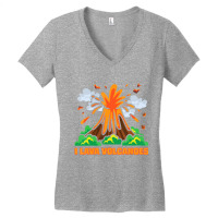 Geology Science Geologist Collector Lava Volcano L Women's V-neck T-shirt | Artistshot