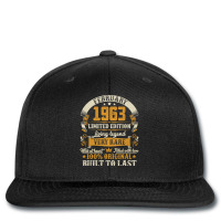 February 1963 Limited Edition 60th Birthday Gift 6 Printed Hat | Artistshot