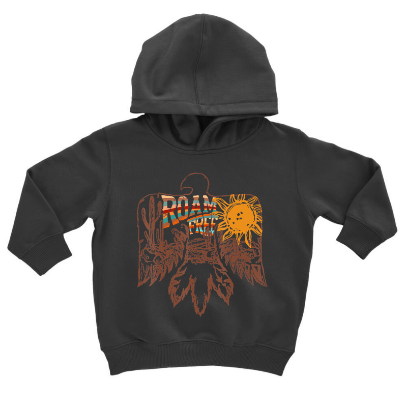 Roam Free Native American Indian Thunderbird Symbo Toddler Hoodie | Artistshot