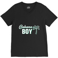 Cabana Boy   Funny Pool Guy Palm T Shirt V-neck Tee | Artistshot