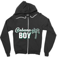 Cabana Boy   Funny Pool Guy Palm T Shirt Zipper Hoodie | Artistshot