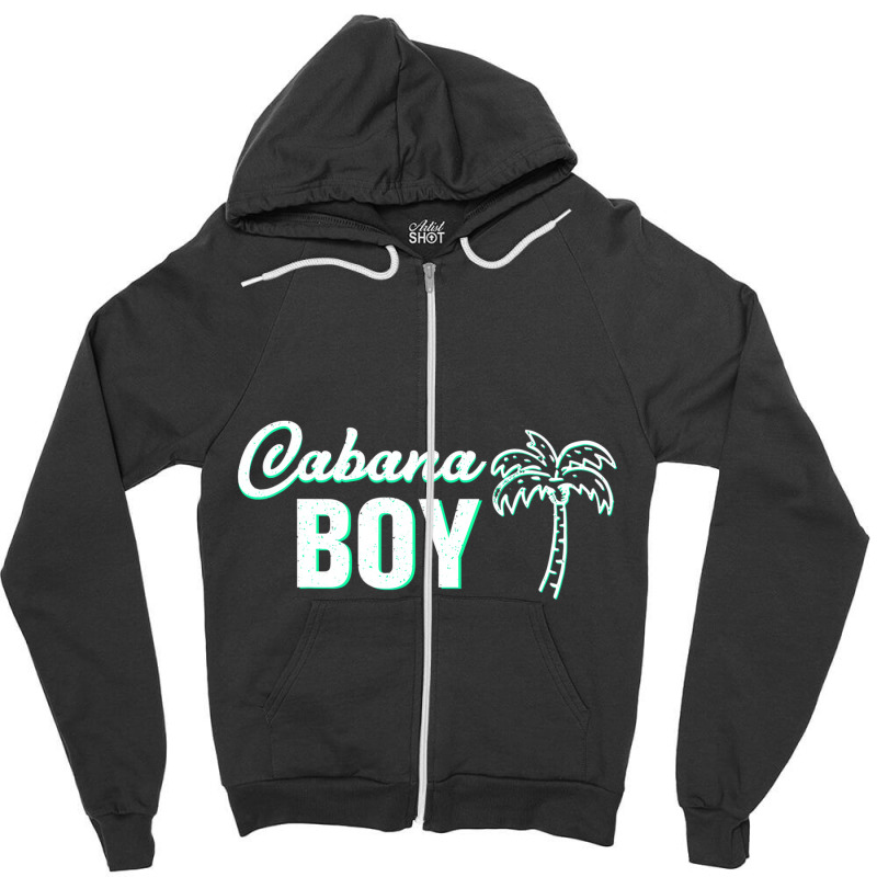 Cabana Boy   Funny Pool Guy Palm T Shirt Zipper Hoodie by chomibe | Artistshot