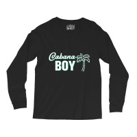 Cabana Boy   Funny Pool Guy Palm T Shirt Long Sleeve Shirts | Artistshot