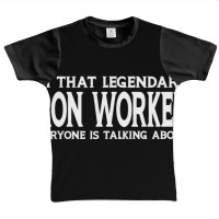 Iron Worker Job Title Employee Funny Worker Iron W Graphic Youth T-shirt | Artistshot