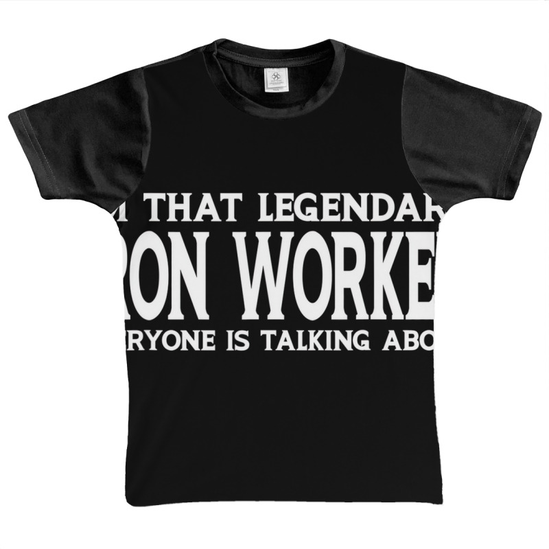 Iron Worker Job Title Employee Funny Worker Iron W Graphic Youth T-shirt by aceyzzhue | Artistshot