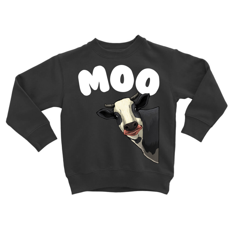 Funny Cow Design For Men Women Cow Farmer Dairy Fa Toddler Sweatshirt | Artistshot