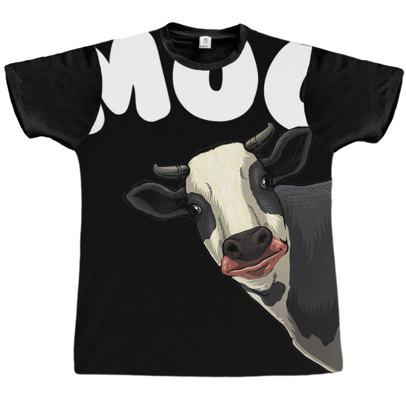 Funny Cow Design For Men Women Cow Farmer Dairy Fa Graphic T-shirt by aronovu | Artistshot