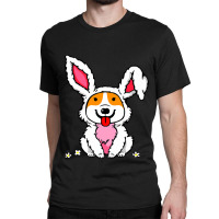 Cute Corgi Easter Bunny Costume Kids Design Classic T-shirt | Artistshot