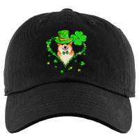 Cute Corgi Saint Patricks Day Dogs Dad Mom Kids Cap | Artistshot