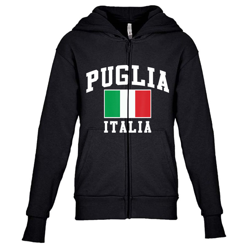 Italy Culture Italian Region Home Puglia Italia T Youth Zipper Hoodie by mauthe | Artistshot