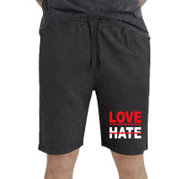 Love Over Hate Love It's The Human Way Tee T Shirt Vintage Short | Artistshot