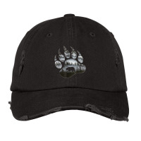 Touching Ghost Of The Spirit Bear Paw Native Ameri Vintage Cap | Artistshot