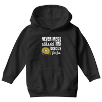 Track And Field Girl Discus Thrower T Shirt Youth Hoodie | Artistshot