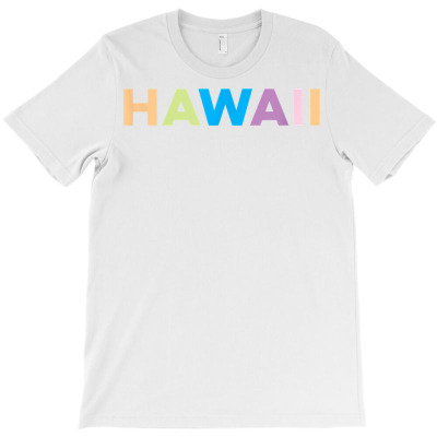 Hawaii Colorful Vacation T Shirt T-shirt Designed By Luan Truong