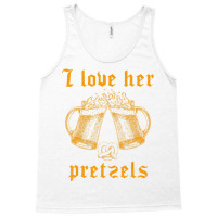 Mens I Love Her Pretzels Oktoberfest Couple Matchi Tank Top | Artistshot