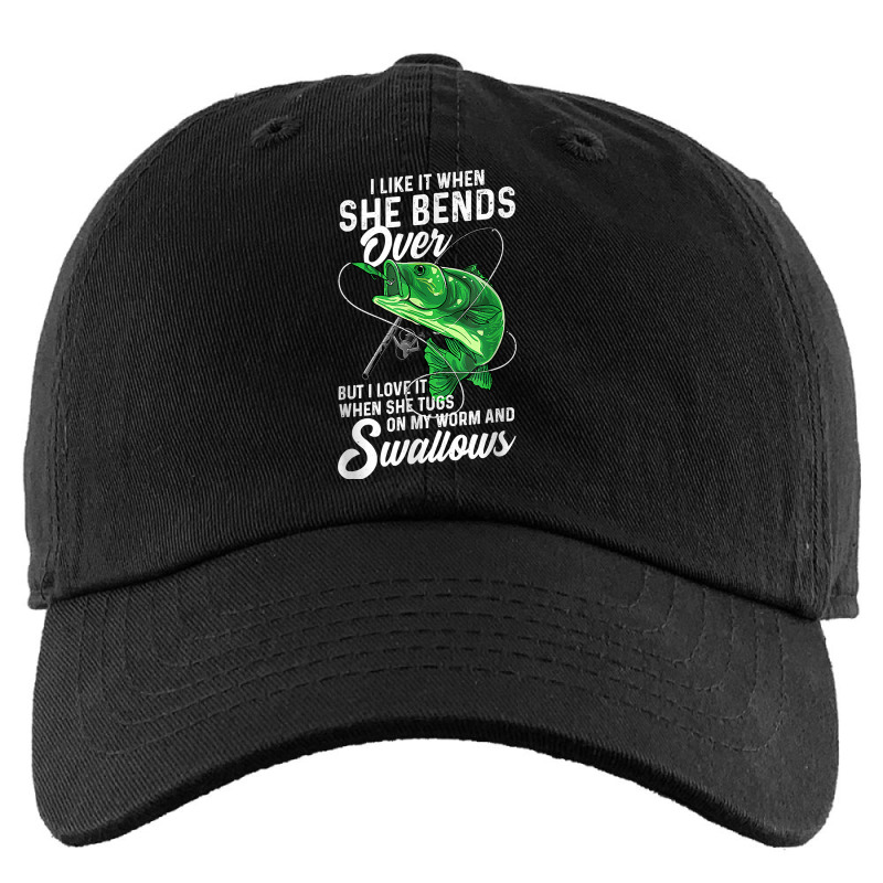 Mens I Like It When She Bends Over Fishing Gifts F Kids Cap by marioc | Artistshot