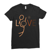 Love Tennis Black History Month Blm Melanin Sport Ladies Fitted T-shirt | Artistshot