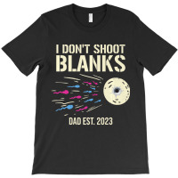 Mens I Don't Shoot Blanks Gender Reveal Baby Showe T-shirt | Artistshot