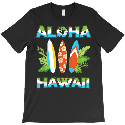 Hawaii Hawaiian Beach Aloha Summer Vacation Gifts Souvenir T Shirt T-shirt Designed By Luan Truong
