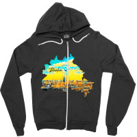 Berlin Germany Map Travel Visitor Traveler T Shirt Zipper Hoodie | Artistshot