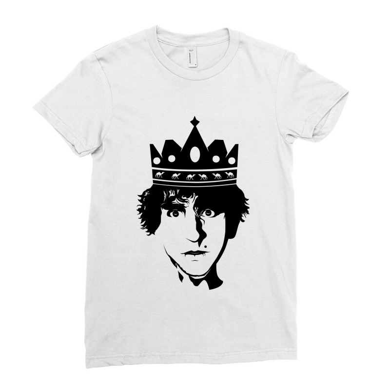 Cool Silhouette Design King Of Hell Light Shirt Ladies Fitted T-Shirt by TheCindeta | Artistshot