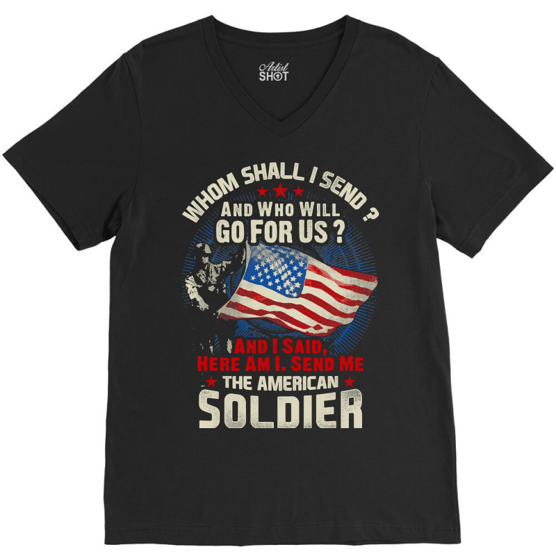 I Am Veteran Exarmy Served Sacrificed Respect Vete V-neck Tee | Artistshot