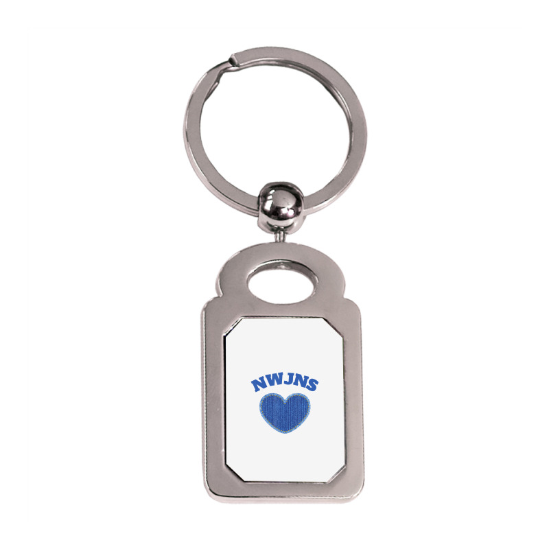 Newjeans Kpop New Jeans T Shirt Silver Rectangle Keychain | Artistshot