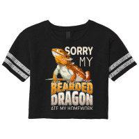 Sorry My Bearded Dragon Ate My Homework Teacher St Scorecard Crop Tee | Artistshot